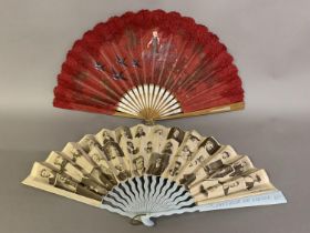 Souvenir de Vienne: this fan relates to the International Music and Theatre Exhibition In Vienna