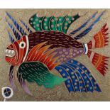 Yuri Gorbachev (Russian b.1948), Tropical Fish, oil on canvas, signed to lower middle, signed and