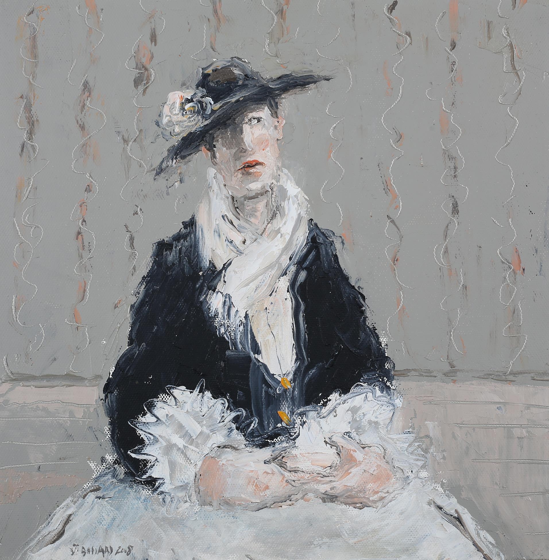 ARR Thomas Bossard (French b.1971), portrait of an actress in costume, three-quarter length, oil