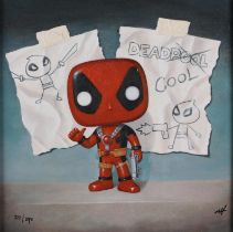 ARR Nigel Humphries (Contemporary), Spider Man -'Dead Cool', canvas giclée on board, numbered 222/