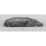 ARR By and After Gary Hodges (b.1954), Tropical Slumber, study of a hippo, lithograph no 579/850,