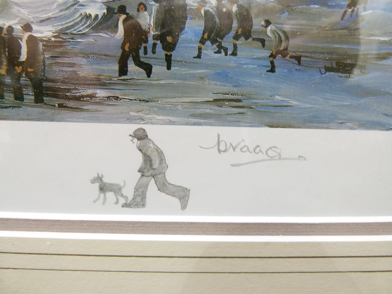 ARR Brian Shields 'Braaq' (1951-1997), Oi Was Baby Jesus Born 'Ere Dennis?, limited edition signed - Image 4 of 4