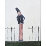 ARR James A Trueman (Jim) (Contemporary), Circus Man, oil on board, signed to lower right, signed