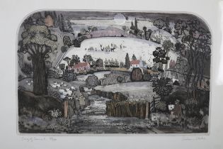 ARR By and after Graham Clarke (b.1941), Song of Samuel, colour etching, limited edition 136/250,