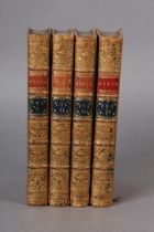 BINDINGS, FRITZ-ADAM, ADAM: The World, 3rd Edition, four volumes, 1761, R & J Dodsley, laid paper,