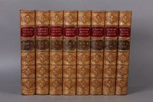 BINDINGS, GIBBON, EDWARD: The History of the Decline and Fall of the Roman Empire in eight