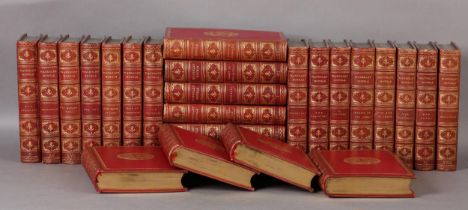 BINDINGS SCOTT (SIR WALTER), The Waverley Novels, twenty-five volume set, 1871, published Adam and