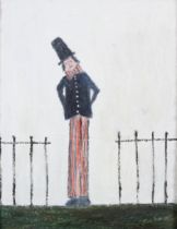ARR James A Trueman (Jim) (Contemporary), Circus Man, oil on board, signed to lower right, signed