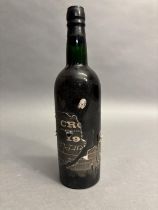 CROFT 1963 VINTAGE PORT, 1 bottle, level bottom neck, damaged label