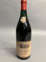 GEVREY CHAMBERTIN 1959, UK bottled by John Bishop of London, (level 4cm from capsule, short cork),