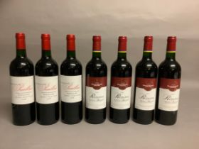 PAUILLAC AND MEDOC ROTHSCHILD, 2 bottles Pauillac Reserve Baron de Rothschild 2010, 3 bottles L'