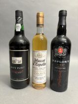 THREE BOTTLES INCLUDING PORT AND DESSERT WINE; 1 Litre 100cl Smith Woodhouse Ruby Port, 1 Bottle
