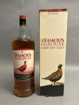FAMOUS GROUSE blended Scotch Whisky 40%, 4.5 Litre bottle in presentation carton with handle