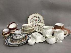 A quantity of china tableware comprising Royal Worcester Astley, Coalport Countryware, Wedgwood