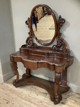 A Victorian mahogany Duchess dressing table