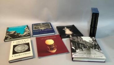 Six reference books all relating to silver collections and silversmiths, including: Caroline