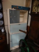 A Vintage Mid Century Kitchen Food Cupboard