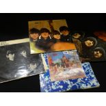 Three "The Beatles" Albums, Together With A Rolling Stones Album