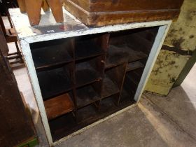 A Pine Workshop Type Storage Cupboard