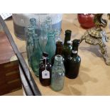 A Parcel Of Antique Glass Bottles (12)