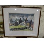 W. Watkinson Morris, Watercolour, Anglesey View, Titled, Pengraigwen, Signed