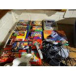 A Nintendo Super Nintendo Entertainment System, Together With Controllers & Qty Of Games