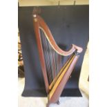 A Rare Ninety- Six String Triple Harp & Cover By John W. Thomas, Model: Cleddau