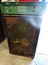 An Antique Office Safe & Key