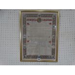 A Framed Andrews 200yr Calendar