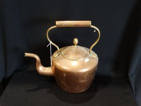 An Antique Copper Kettle