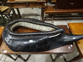 An Antique Leather Working Horse Collar