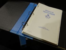 Two Volumes Of "The History Of Man In Flight" Within A Slip Case