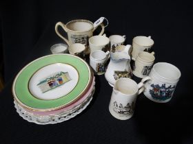 A Mixed Qty Of Welsh Costumes Pattern Pottery