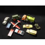 A Qty Of Vintage Dinky & Other Toy Vehicles