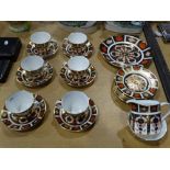 Twenty-Two Pieces Of Royal Crown Derby Old Imari Pattern Teaware