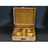 An Edwardian Ladies Portable Jewellery Box