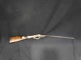 A Circa 1900 Nickel Plated .177 Gem Air Rifle