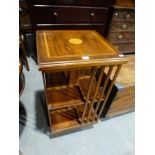 A Sheraton Revival Revolving Bookcase