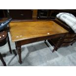 A Victorian Mahogany Single Drawer Side Table