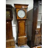 An Antique Oak Encased Long Case Clock With Circular Dial, Thirty Hour Movement, Butler Tutbury