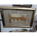 Attributed To Adolf Hitler, Watercolour Study At Florence, Dated 9th & 10th Of May 1938, Signed