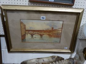 Attributed To Adolf Hitler, Watercolour Study At Florence, Dated 9th & 10th Of May 1938, Signed