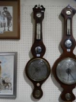 A 19thc Mahogany Wall Barometer