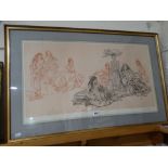 William Russell Flint, A Pencil Signed Coloured Print
