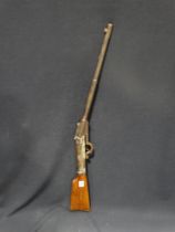 A Circa 1900 Nickel Plated .177 Gem Air Rifle