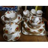 A Qty Of Royal Albert "Old Country Roses" Pattern Teaware