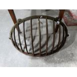 A Cast Iron Wall Mounted Hay Rack