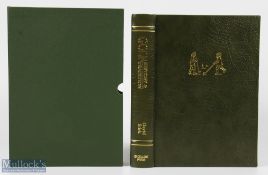 Scarce David Stirk signed leather bound golf book - "Golf - History and Tradition 1500-1945" 1st
