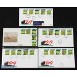 Collection of Famous Golf Venues First Day Covers (6) - bearing circular date stamps for