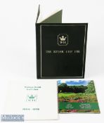 1981 Ryder Cup Official signed ltd ed Walton Heath Golf Club History et al (3) - presented to both